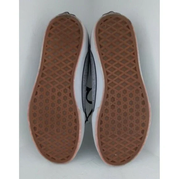 Vans OFF THE WALL Youth Size 3 Gray Black Skate Shoes 500714 Classic Sneakers - Picture 8 of 9